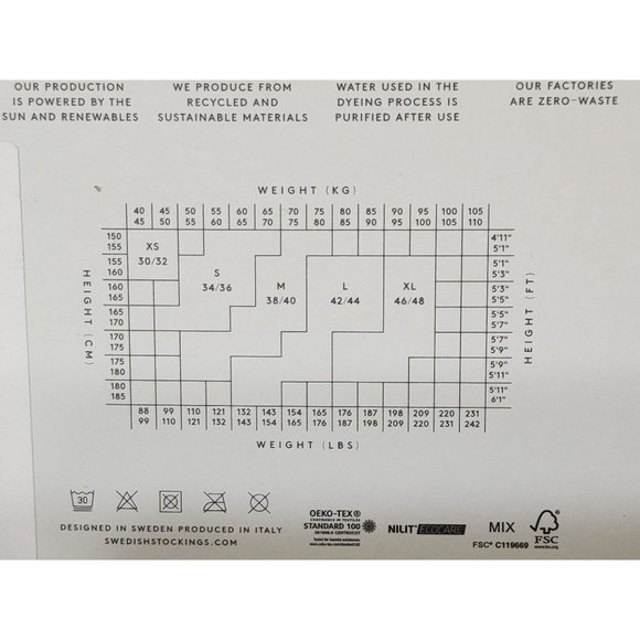 Swedish Stockings Olivia Premium Tights Semi Opaque 60 Denier Navy Extra Large - Picture 7 of 8